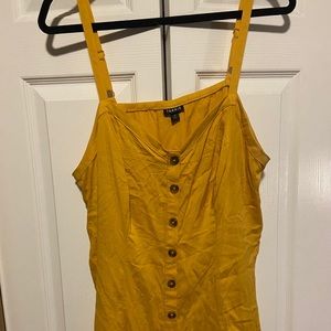 TORRID Yellow Blouse Tank Top